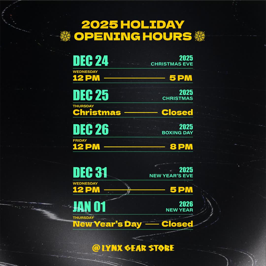 Holiday opening hours announcement